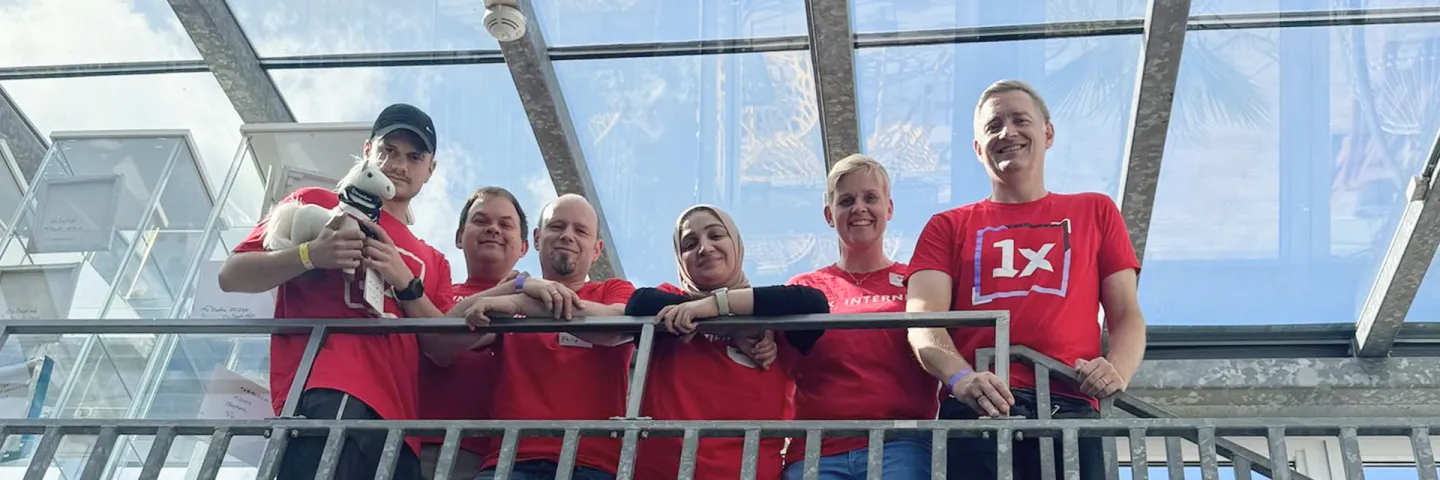 Foto de grupo del 1xTEAM en la DrupalCamp Ruhr 2025