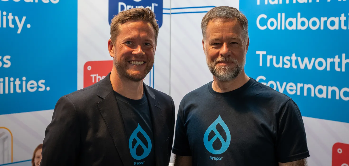 Paul Johnson and James Tillotson at the AI Summit