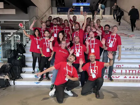 DrupalCon Prague 2022 - team photo