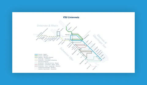 Screenshot showing an animated map on BSB website