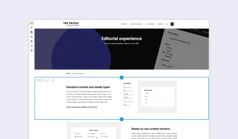 Screenshot der Bearbeitungsanzeige im Frontend