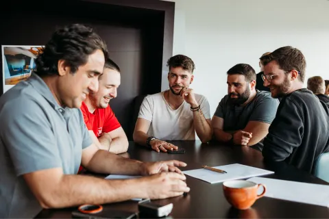 Development team picture