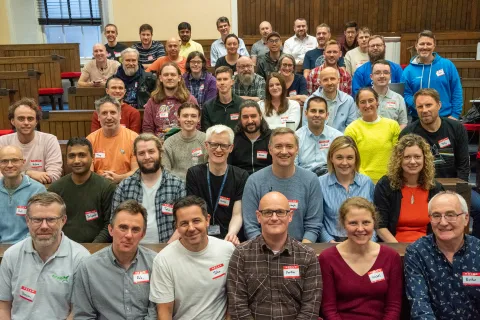 Group photo of DrupalCamp Scotland attendees