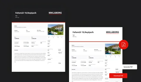 Screenshot showing PDFs creation functionality