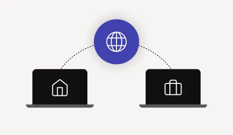 Portátiles ilustrando el uso de la intranet social desde casa y de forma remota