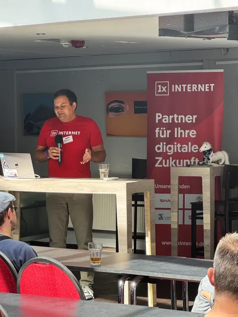 Artem Dmitriiev en la DrupalCamp Ruhr 2025