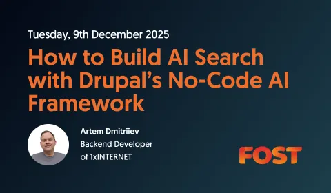 Session promofile of Artem Dmitriiev at Drupal AI Summit Paris 2025