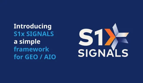 Presentation of a framework "S1x SIGNALS" for GEO/AIO