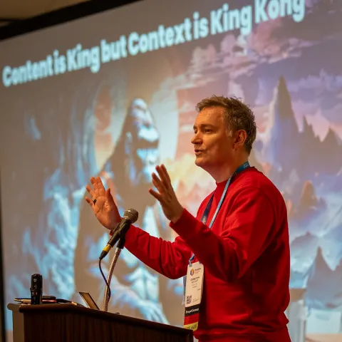 Dr. Christoph Breidert doing his workshop