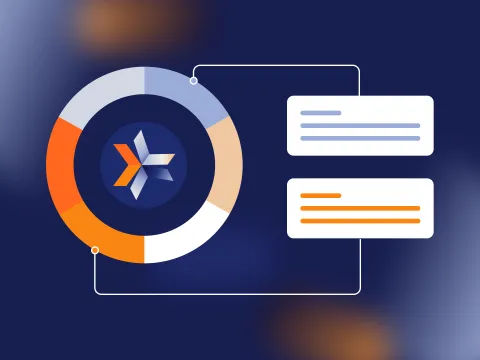 Colorful pie chart with the S1xSIGNALS logo and text boxes on a dark blue background