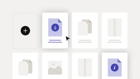 Eine gut strukturierte DAM-Bibliothek mit unterschiedlichen, digitalen Assets