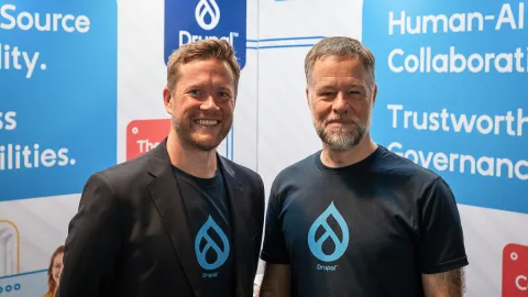 Paul Johnson and James Tillotson at the AI Summit