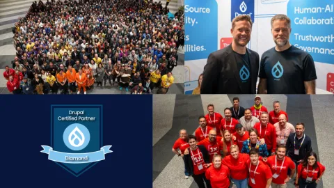 Collage with different photos from 1xINTERNET