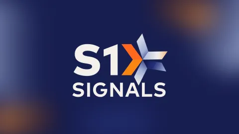S1XSIGNALS logo on a blue background